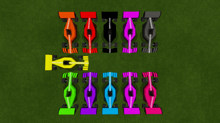 Minecraft Formula 1 Car Addon سباقات