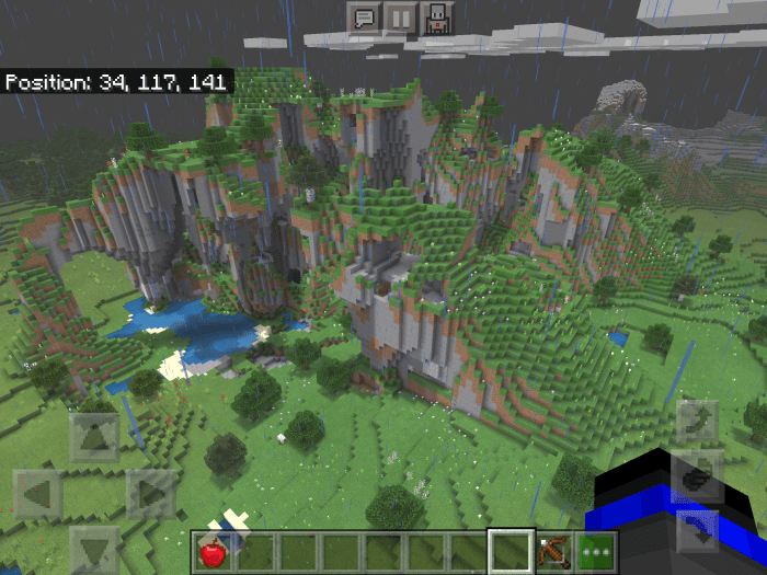 Villages, Lava Pools, Flower Forest & Cool Terrain Near Spawn (Seed) |  Minecraft PE Seeds