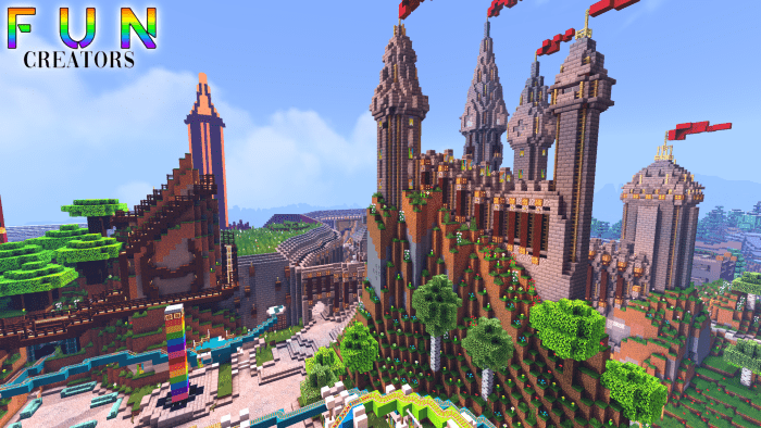 Minecraft Pe Amusement Park