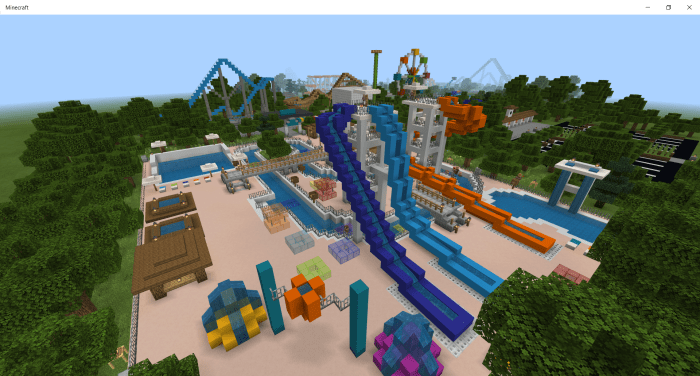 Minecraft Pe Amusement Park
