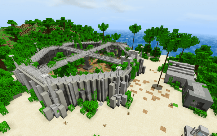 Abandoned Jurassic World Fallen Kingdom Minecraft Pe Map
