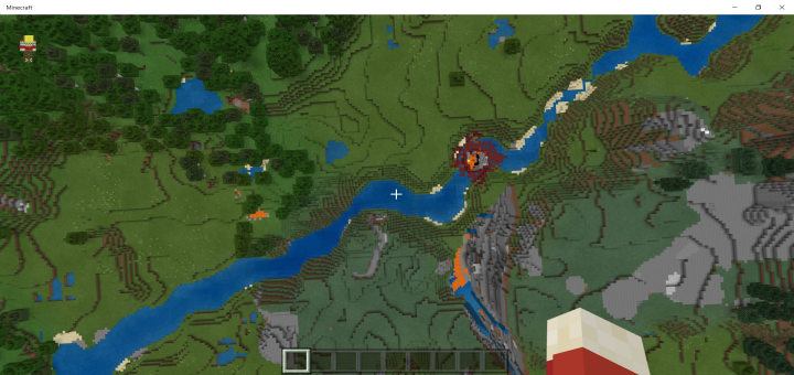 Lava Lake, Ravine & Ruined Portal Next to Spawn (Seed)