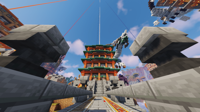 Japanese Temple Minecraft Map Download Map Japanese Village Minecraft