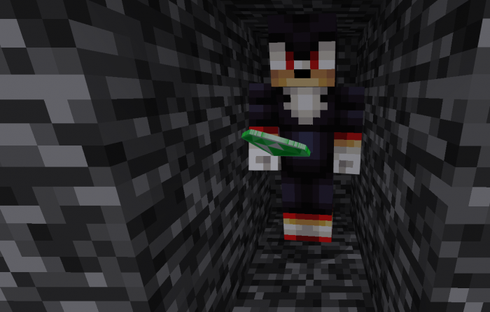 Shadow The Hedgehog Sonic The Hedgehog Minecraft Skin 256x146
