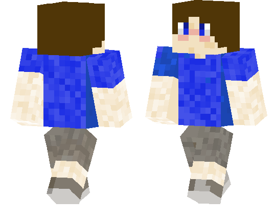 Blue Shy Boy