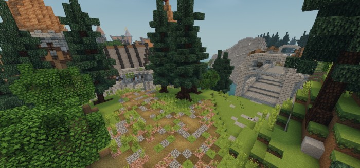 Medieval Village Map Download For Minecraft 1716 1440x1800