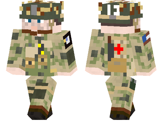 WW2 US Paratrooper | Minecraft PE Skins