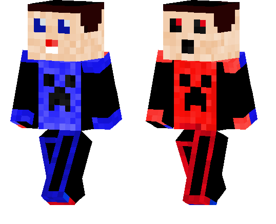 2 FACE | Minecraft PE Skins