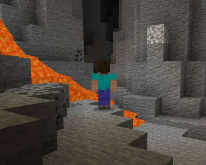 Minecraft Herobrine Cave