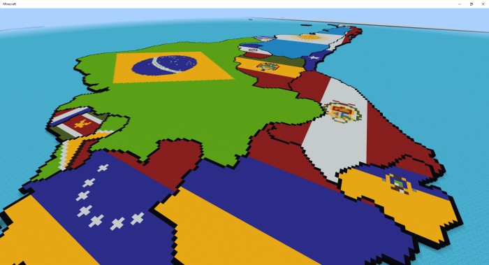 Political Map Of My World Minecraft