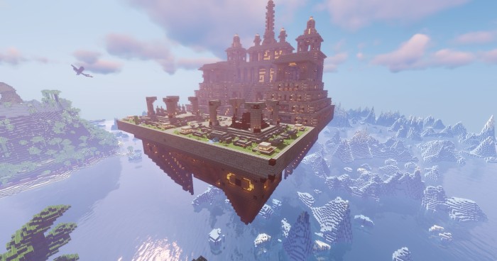 Fantasy Medieval City - Minecraft Bedrock Maps - CurseForge