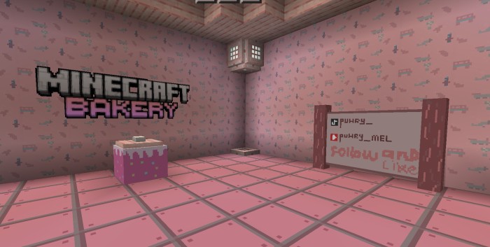 A Cool Bakery With Restaurant Minecraft Map
