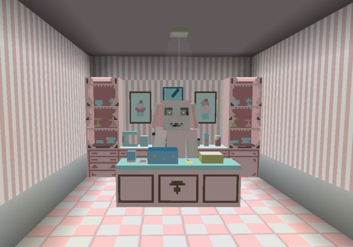 A Cool Bakery With Restaurant Minecraft Map