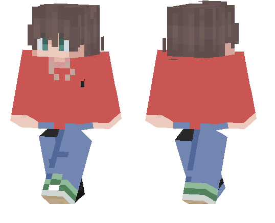 Red Hoodie Person