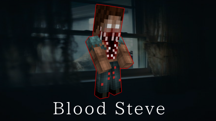 Blood Steve Addon — Minecraft Bedrock addon, screenshot 1