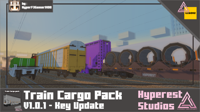 Train Cargo Pack | v1.0.1 Key Update Minecraft Data Pack