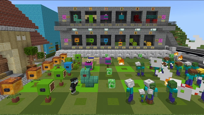 Plants VS Zombies in Minecraft! (No Mods) | Minecraft PE Maps