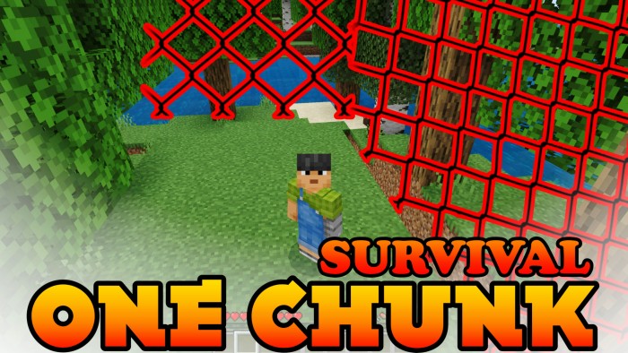 One Chunk Survival by krish gamecraft Minecraft Map