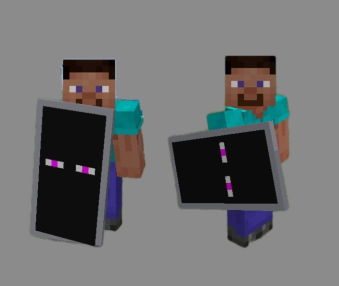 Enderman Shield Minecraft Texture Pack