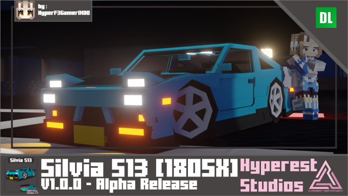 Nissan Silvia S13 [180SX] | v1.0.0 Alpha Release Minecraft Data Pack