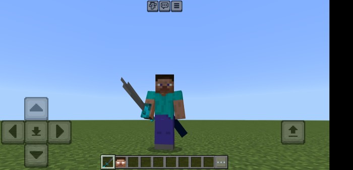 herobrine morph — Minecraft Bedrock addon, screenshot 3
