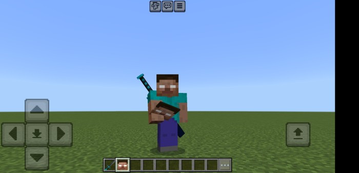 herobrine morph — Minecraft Bedrock addon, screenshot 5
