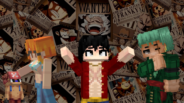 ONE PIECE — Minecraft Bedrock addon, screenshot 1