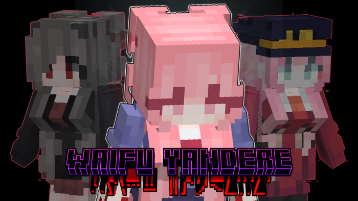 WAIFU YANDERE — Minecraft Bedrock addon, screenshot 1
