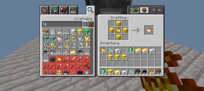 More craftable — Minecraft Bedrock addon, screenshot 4