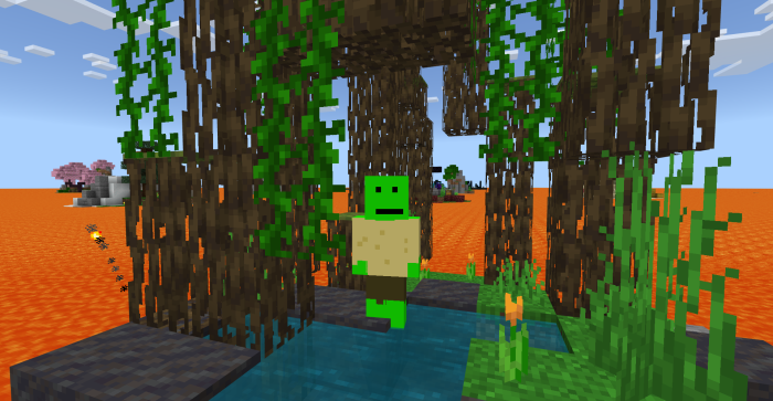 Fools Skin Pack — Minecraft Bedrock addon, screenshot 2