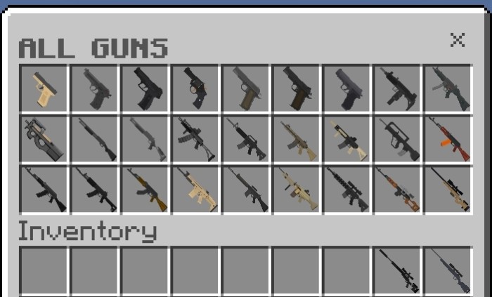 the best gun mod ever Minecraft Mod