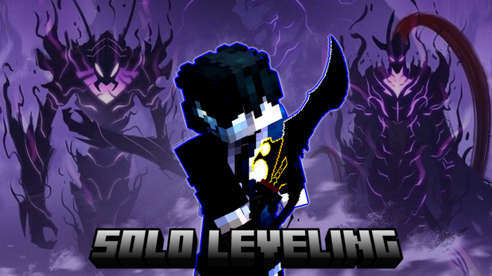 SOLO LEVELING ARISE — Minecraft Bedrock addon, screenshot 1