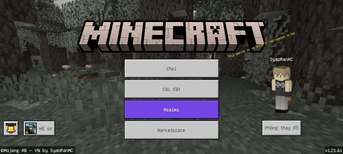 The SRMC Vietnamese Language Pack — Minecraft Bedrock texture pack, screenshot 1