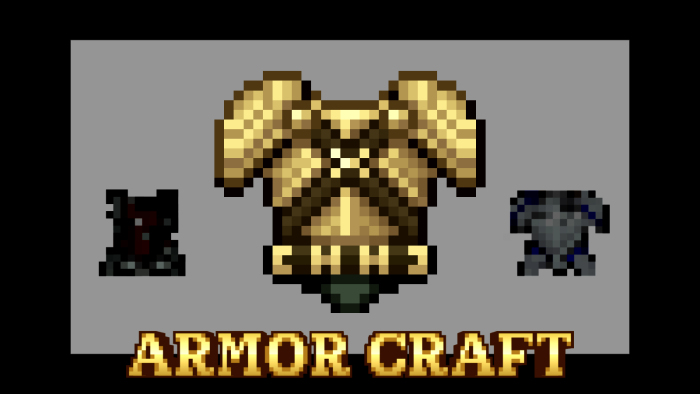 ARMOR CRAFT — Minecraft Bedrock addon, screenshot 1
