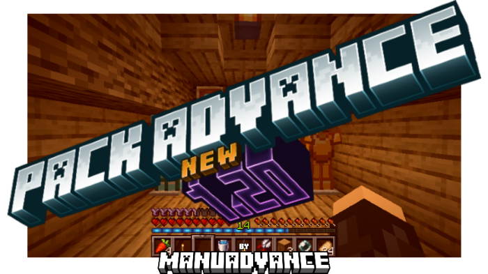 Pack advance 1.20.6 (Bedrock Edition) — Minecraft Bedrock texture pack, screenshot 1