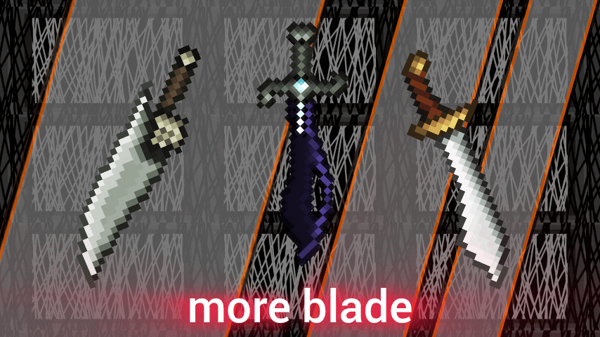 MORE BLADE — Minecraft Bedrock addon, screenshot 1