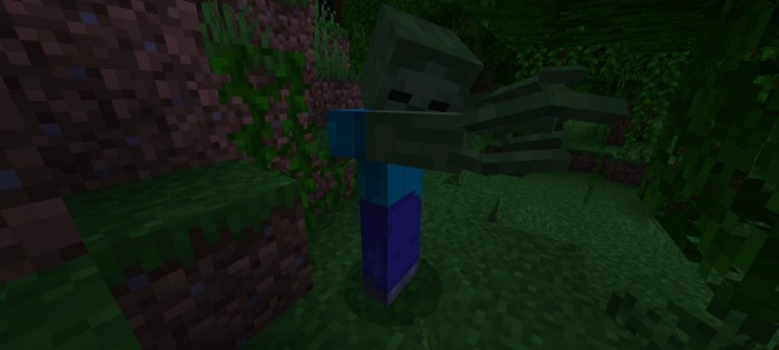 Infected — Minecraft Bedrock addon, screenshot 1