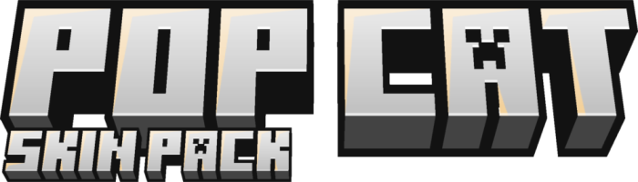 POP CAT SKIN PACK — Minecraft Bedrock addon, screenshot 1