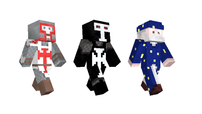 Skin Pack 1 - Classic — Minecraft Bedrock addon, screenshot 3