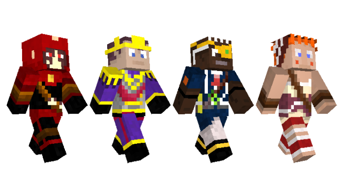 Skin Pack 1 - Classic — Minecraft Bedrock addon, screenshot 4