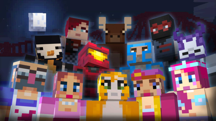 Skin Pack 4 - Classic — Minecraft Bedrock addon, screenshot 1