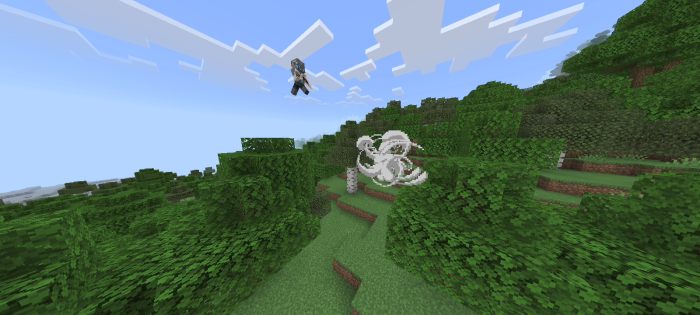 Multi-airjump (MCBE plugin) — Minecraft Bedrock addon, screenshot 1