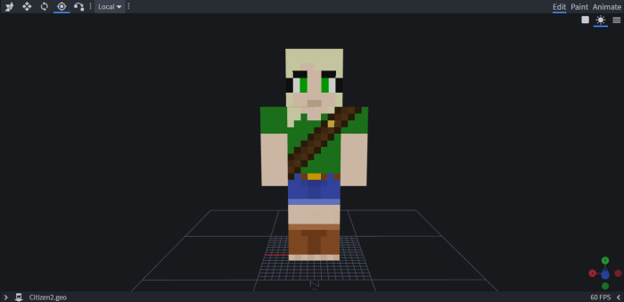 Citizens — Minecraft Bedrock addon, screenshot 4
