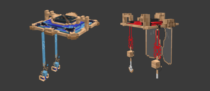Scaramouche hat — Minecraft Bedrock texture pack, screenshot 1