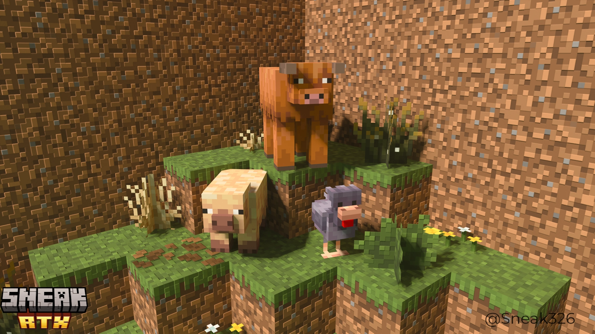 SneakRTX V4.3 — Minecraft Bedrock texture pack, screenshot 1