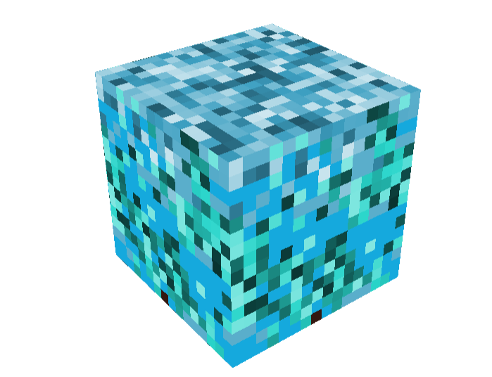 Colored ancient debris — Minecraft Bedrock texture pack, screenshot 1
