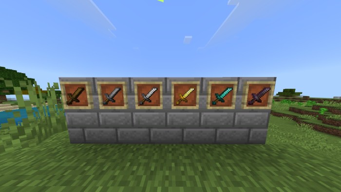 Saber Tweaks — Minecraft Bedrock texture pack, screenshot 1