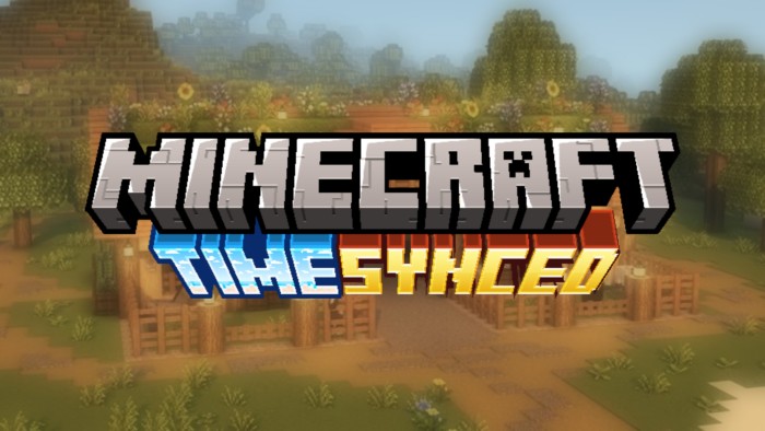 Sync in game time to real life time — Minecraft Bedrock addon, screenshot 1