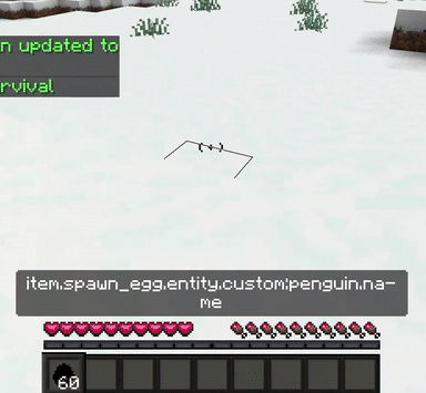 dark penguin (super harder) — Minecraft Bedrock addon, screenshot 1