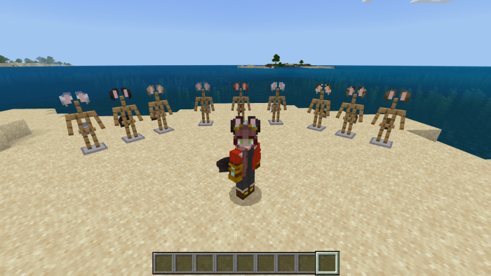 Wolf Ears N Tails! — Minecraft Bedrock addon, screenshot 1